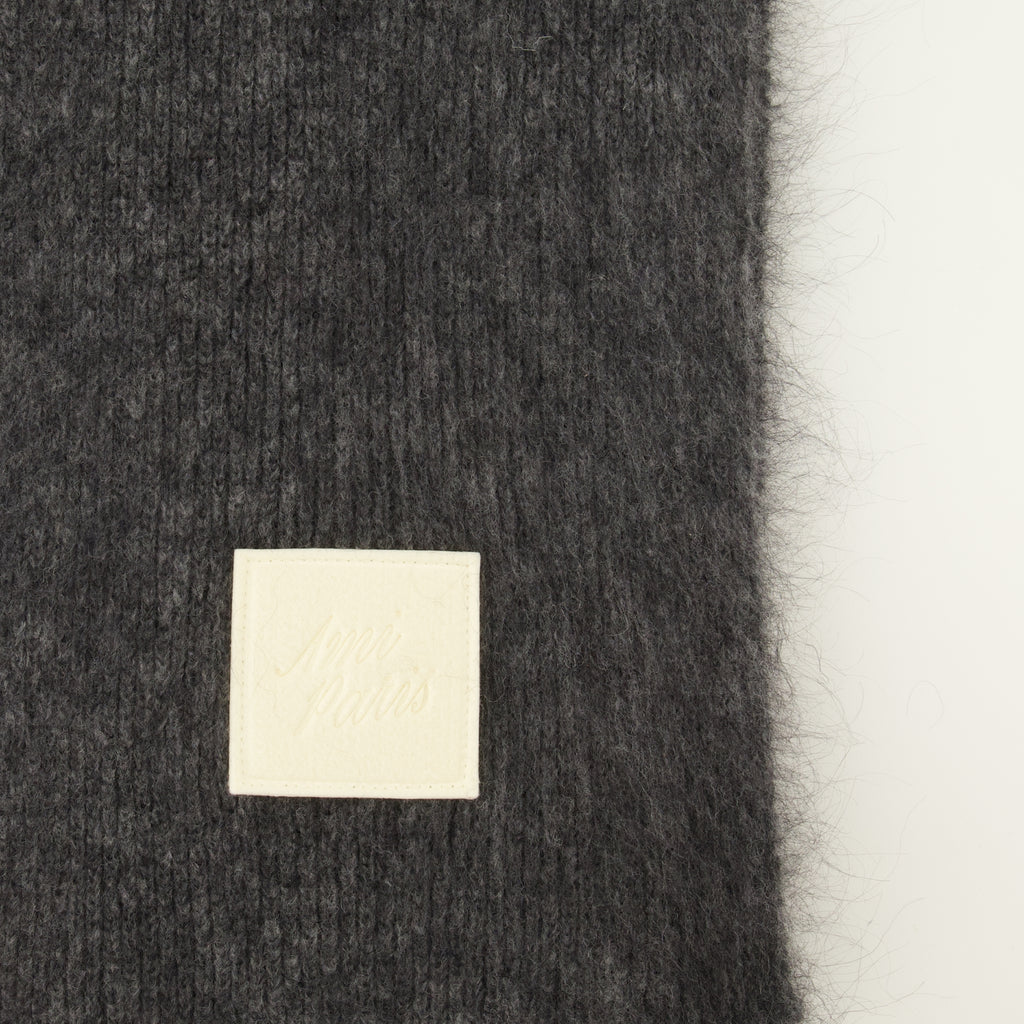 Écharpes, foulards et gants Cachecol de Mohair Cinza Ami PARIS Gris Unisexe