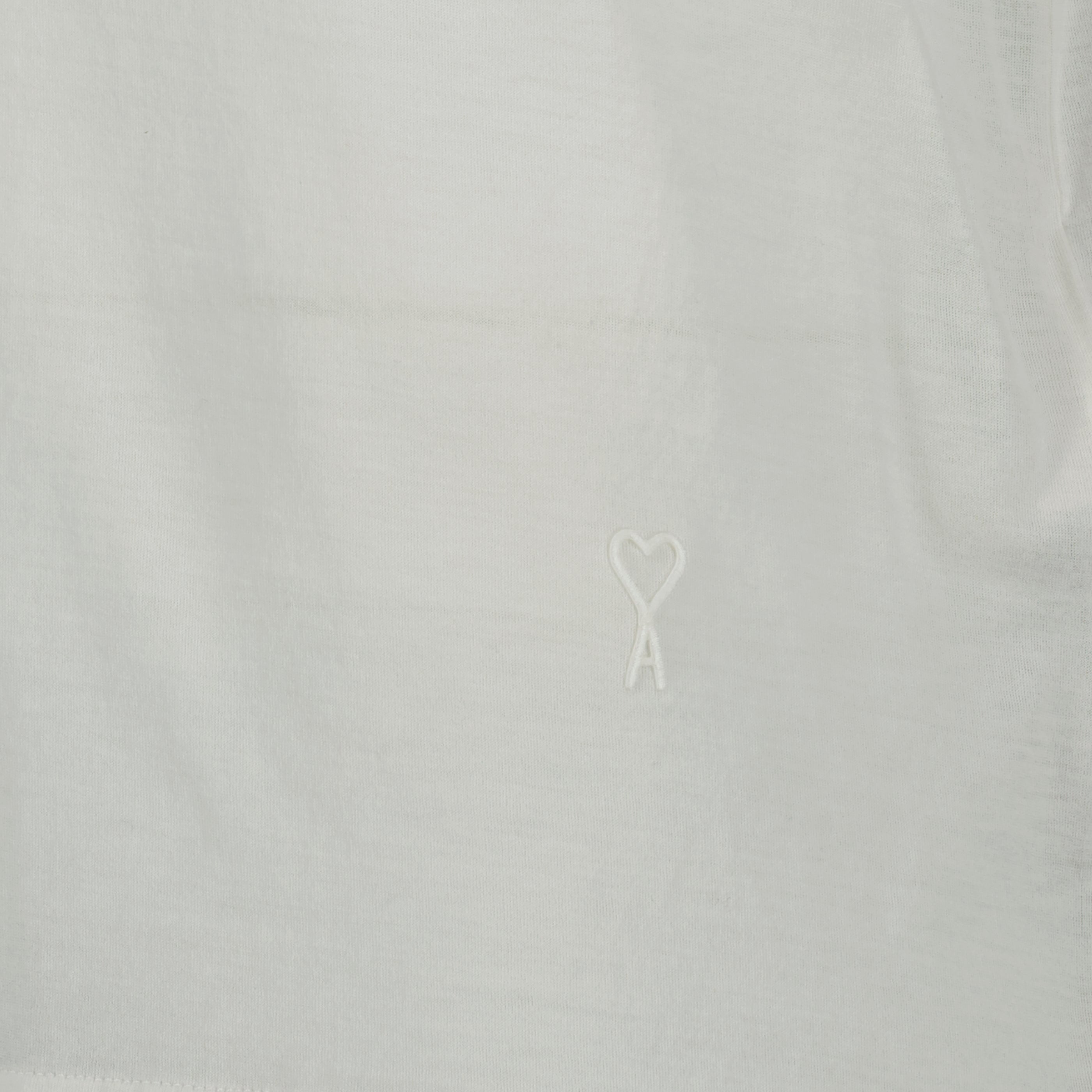 Image de l'article Débardeur blanc en coton de la marque Ami PARIS pour Homme - Saison Printemps-Été 2026 - Vue détaillée_1