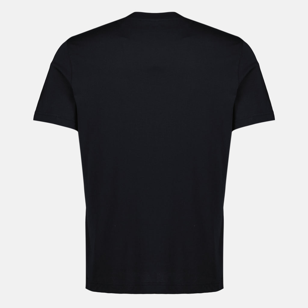 T-shirts T-shirt à logo imprimé bleu marine Moncler Bleu foncé Homme