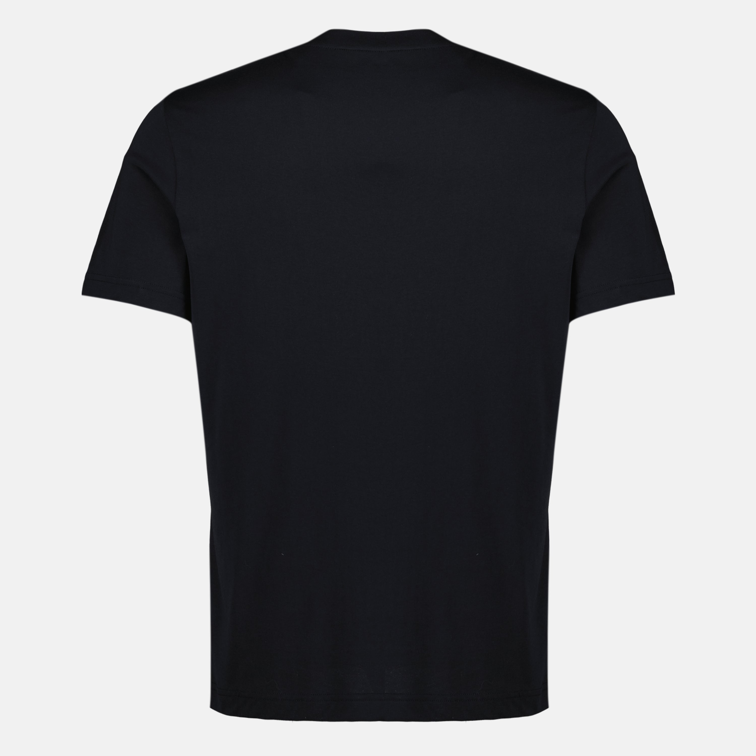 T-shirts T-shirt à logo imprimé bleu marine Moncler Bleu foncé Homme