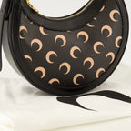 Sacs à dos 문 이클립스 미니 블랙 백 Marine Serre Noir Femme