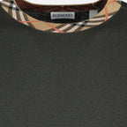 Maille 양모 스웨터 Burberry Kaki Homme
