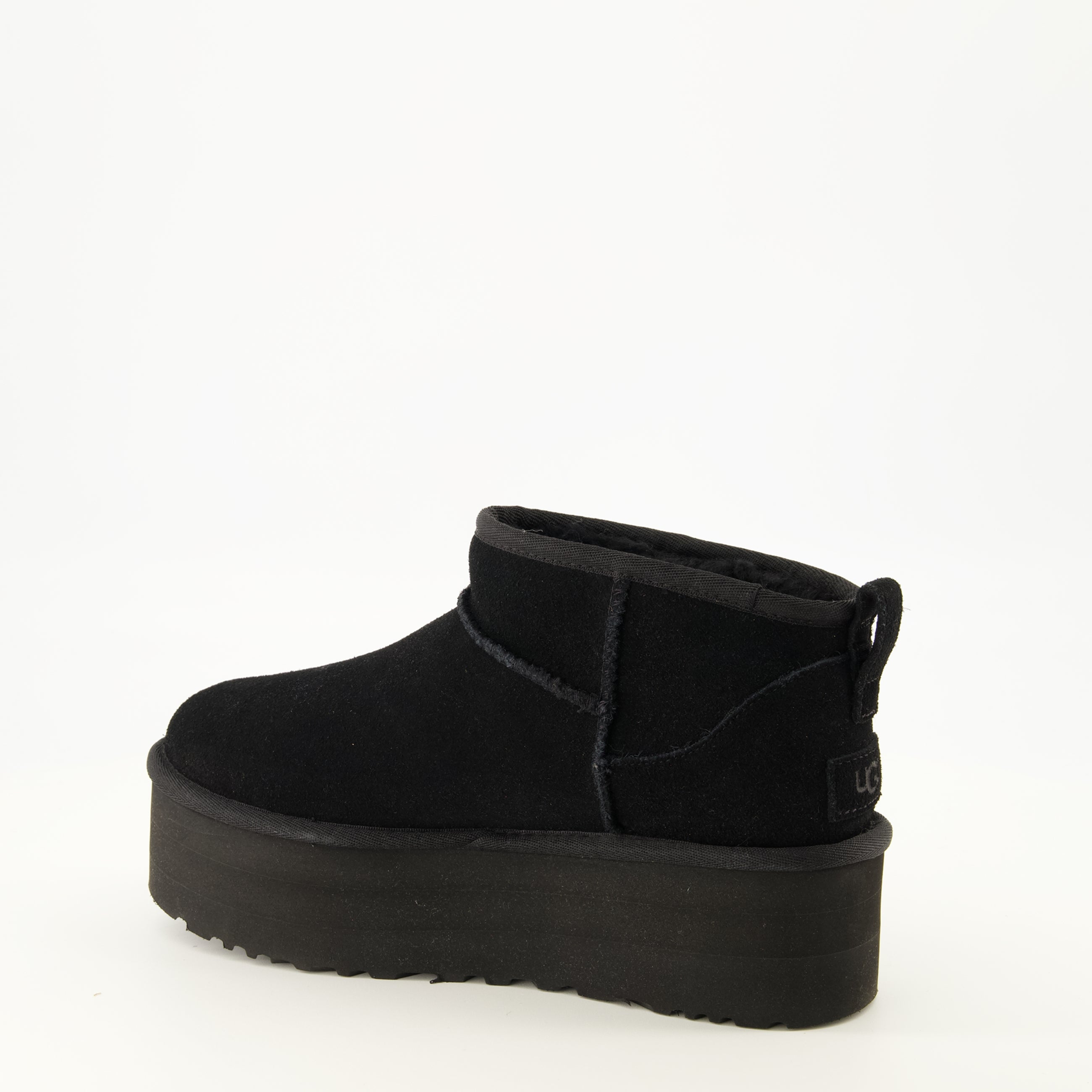 Bottines Classic Ultra Mini Platform Ankle Boots Black Ugg Noir Femme