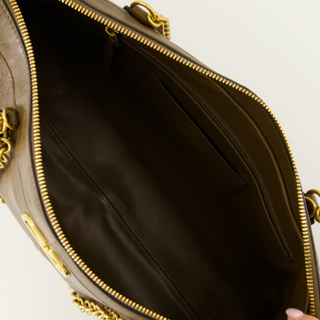 Sacs bandoulière パンテア ナッパレザー バッグ ブラウン Valentino Garavani Marron Femme