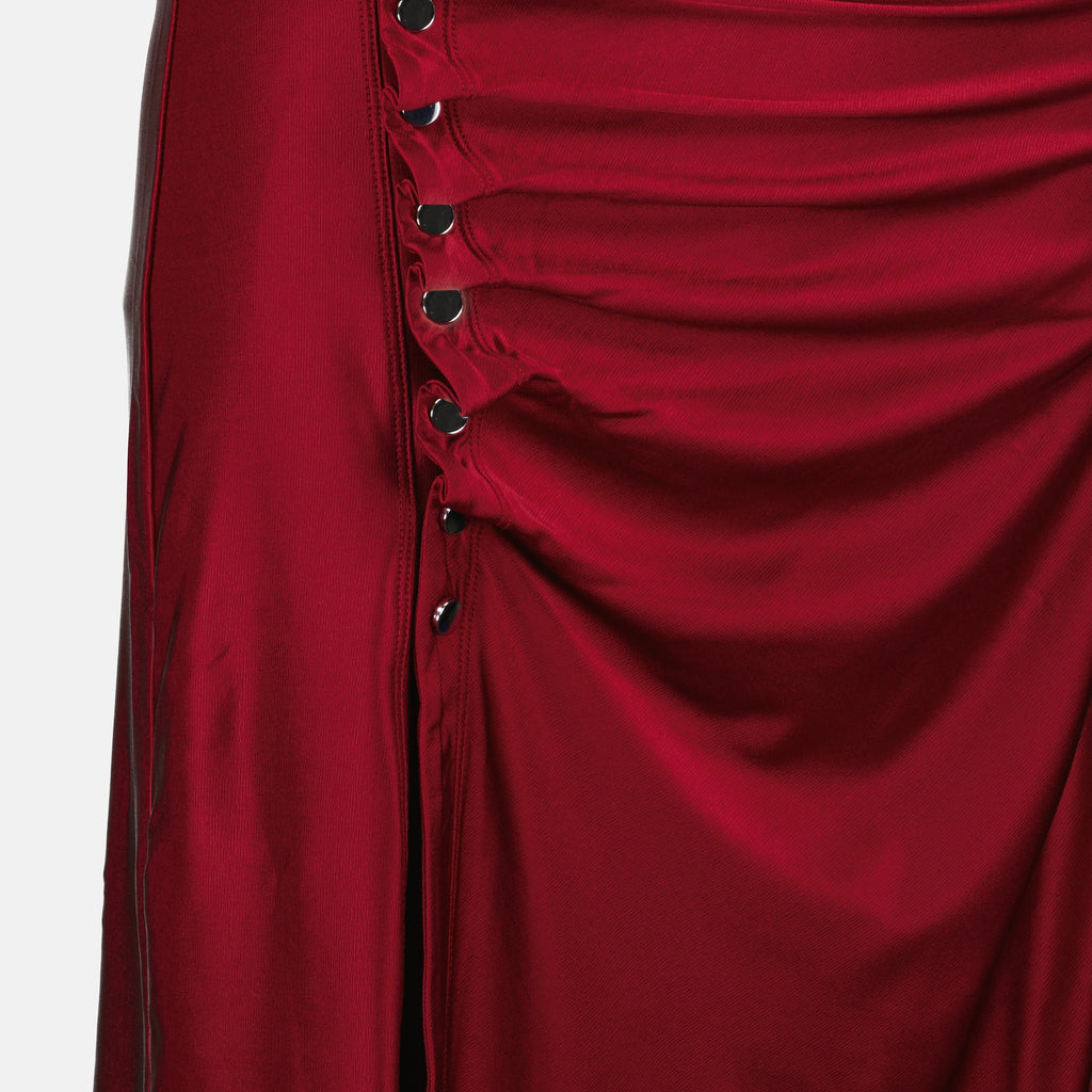 Robes Robe drapée rouge Rabanne Rouge Femme