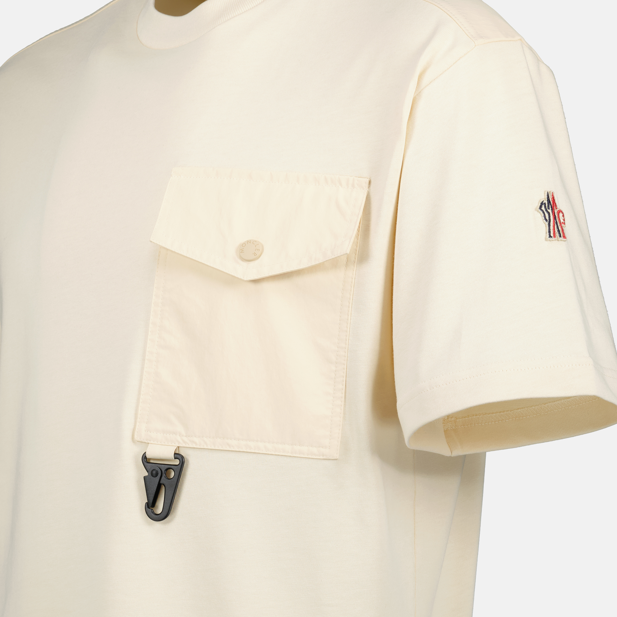 Camisetas T-shirt avec poche Moncler Grenoble Bege Homme