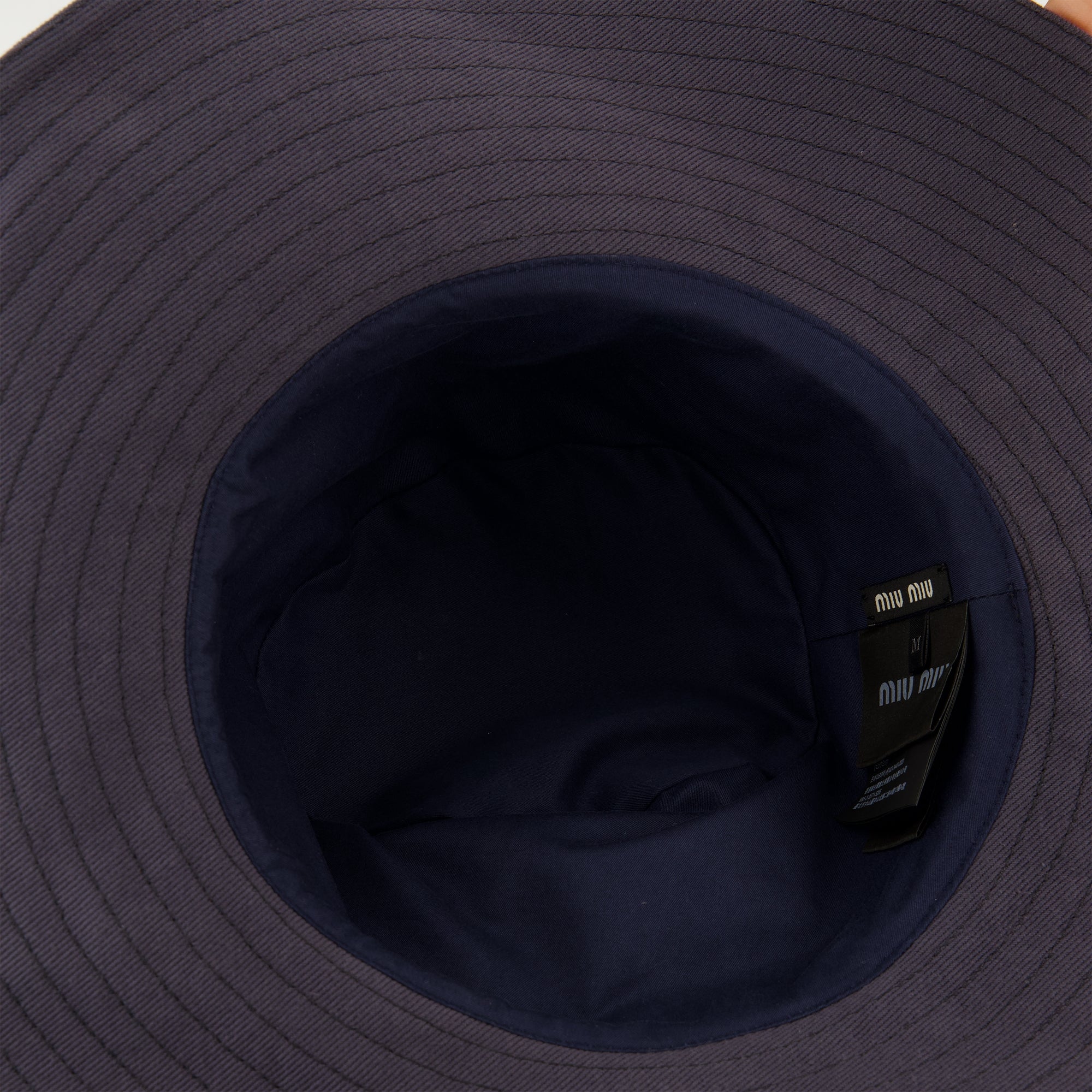 Chapeaux, casquettes et bonnets 네이비 블루 드릴 카우보이 모자 Miu Miu Bleu foncé Femme