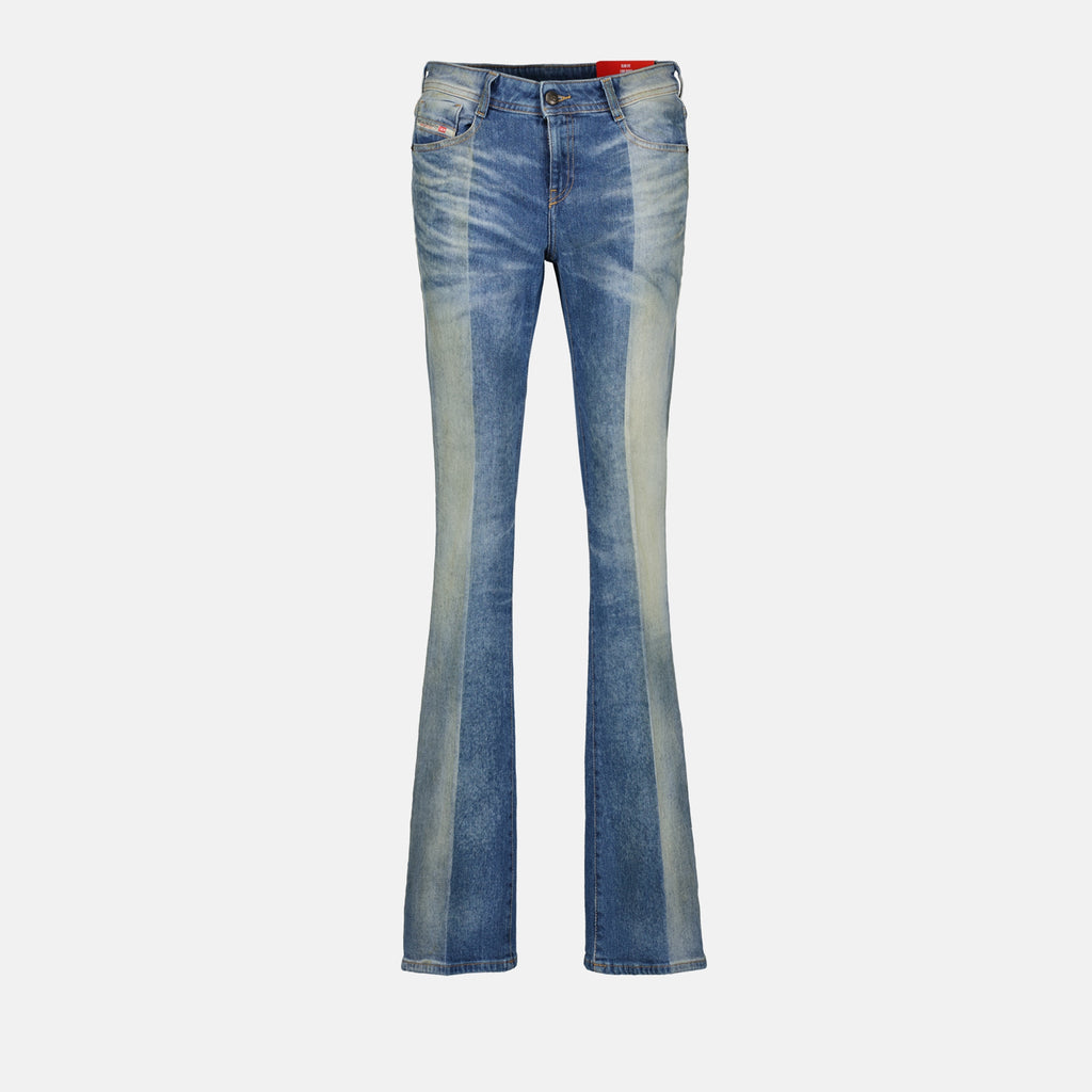 Calças D-Ebbey-FSF Jeans Evase Diesel Azul Femme