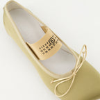 Flache schuhe Anatomische Ballerinas Mm6 Khaki Femme