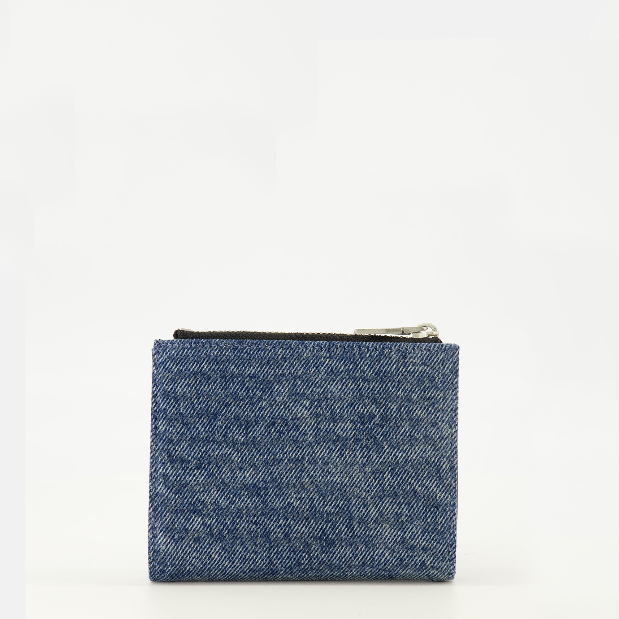 女性用のデニム製1DR財布のディーゼルブランドの画像 - 2026年春夏シーズン - 後面ビュー