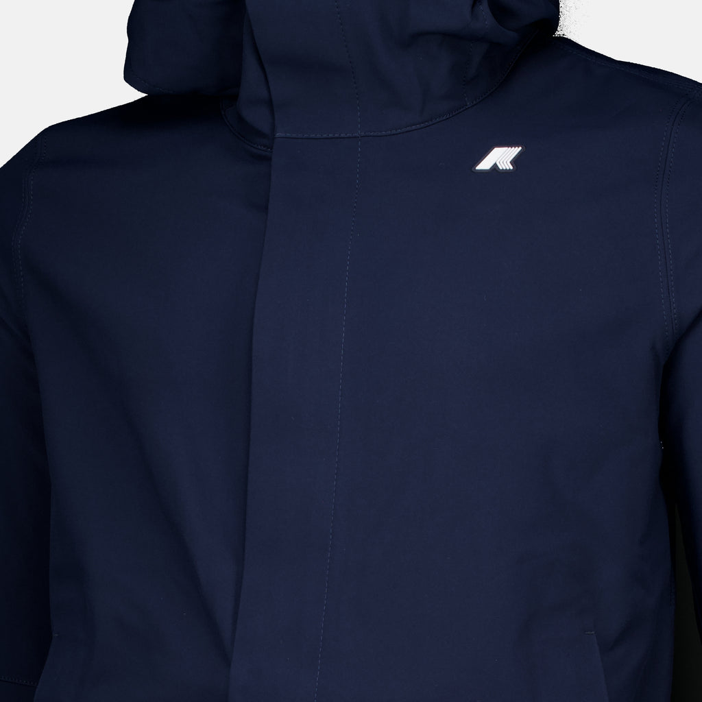 Manteaux Chaqueta Thomas Bonded Azul Marino K-Way Bleu foncé Homme