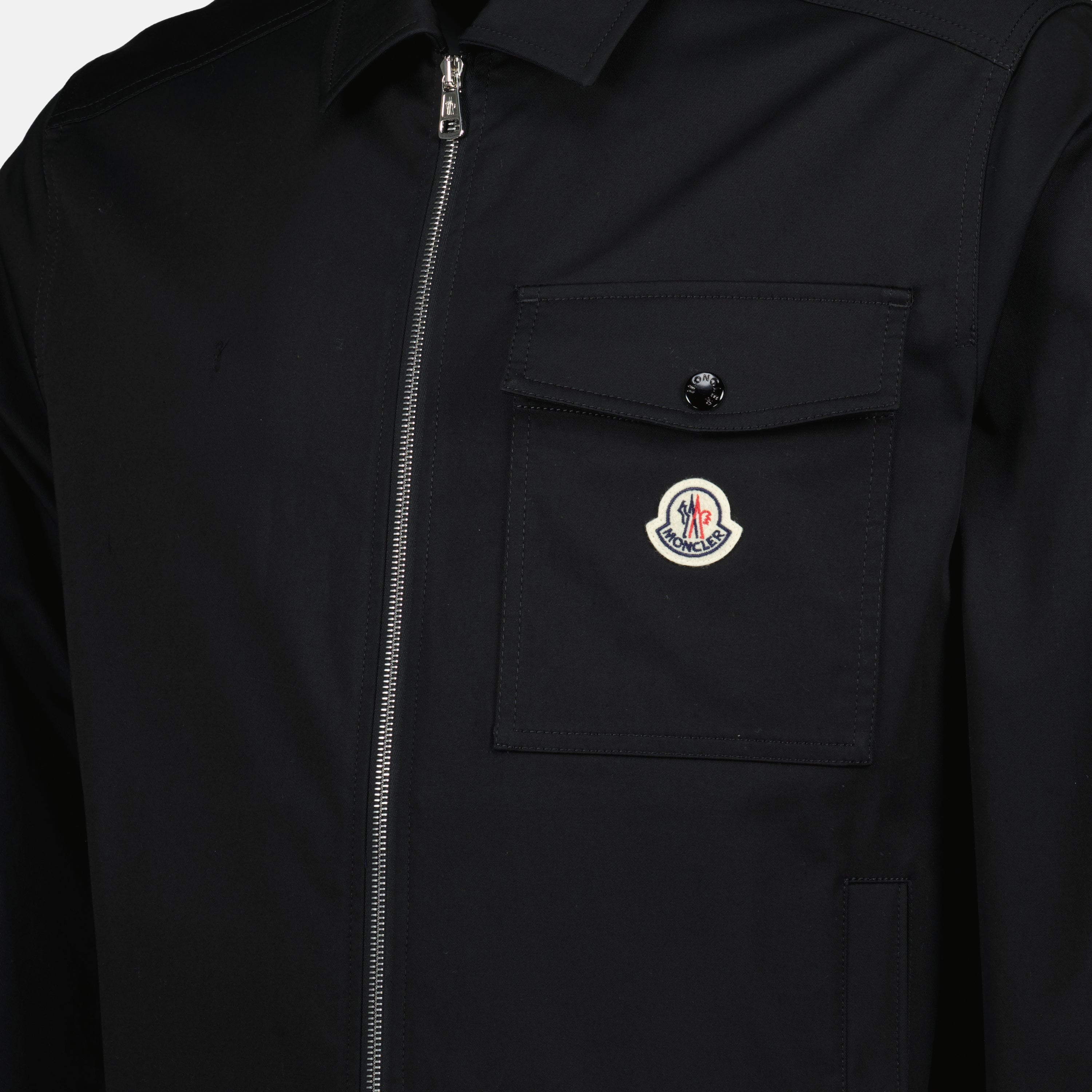 Jaquetas Veste chemise Moncler Preto Homme