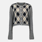 Image de l'article Cardigan en laine de la marque Prada pour Femme - Saison Automne-Hiver 2025 - Vue de Face