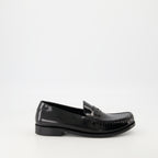 Mocassins Mocassins em Couro Verniz Saint Laurent Preto Homme
