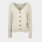 Maille Cardigan Cavalier beige Burberry Beige Femme