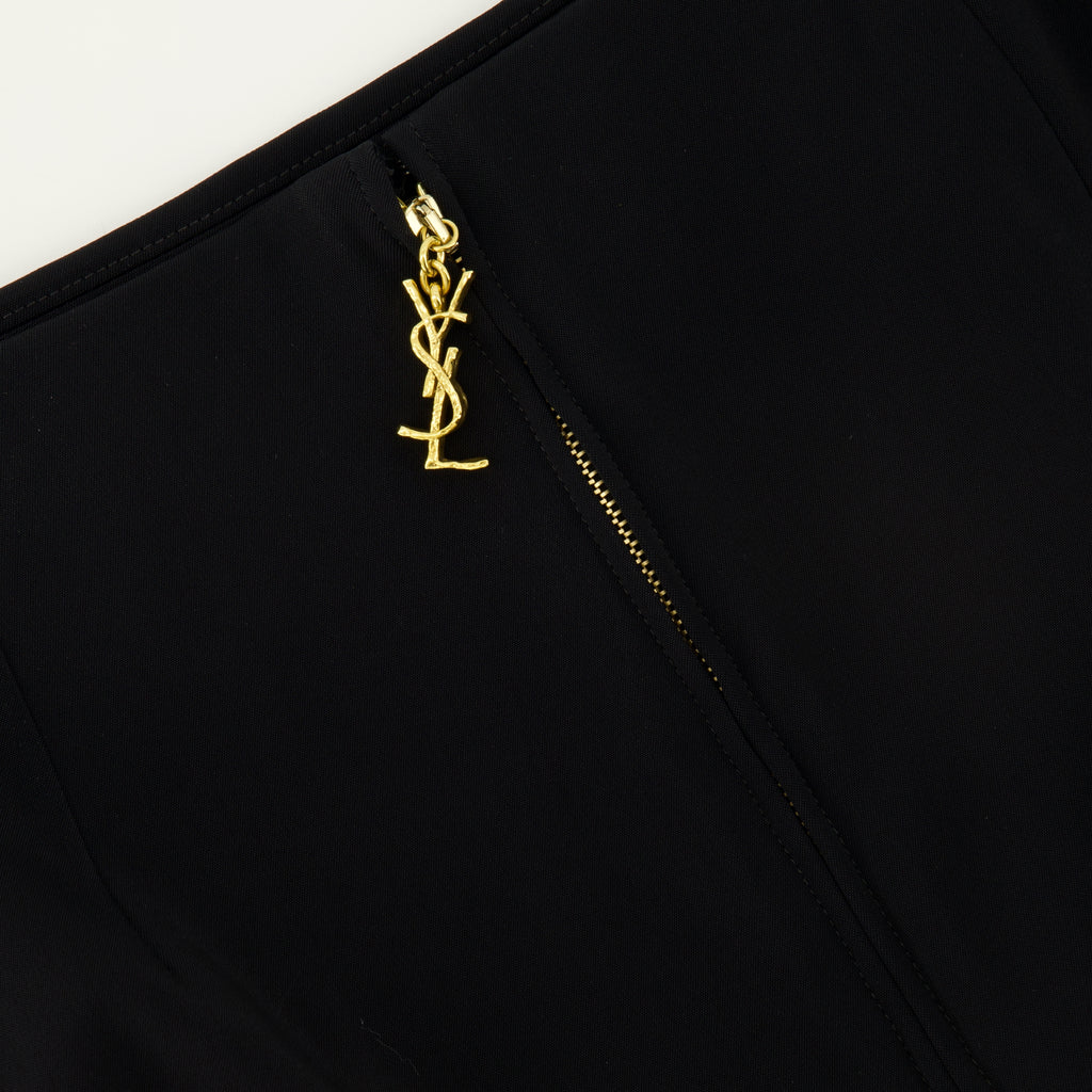 Image of the Cassandre Pencil Skirt from the brand Saint Laurent for Women - Autumn-Winter 2025 - Detailed View_1
