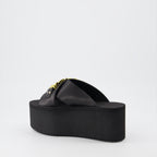Compensées et plateformes MA28118I1G MF0 000 nero Moschino Noir Femme