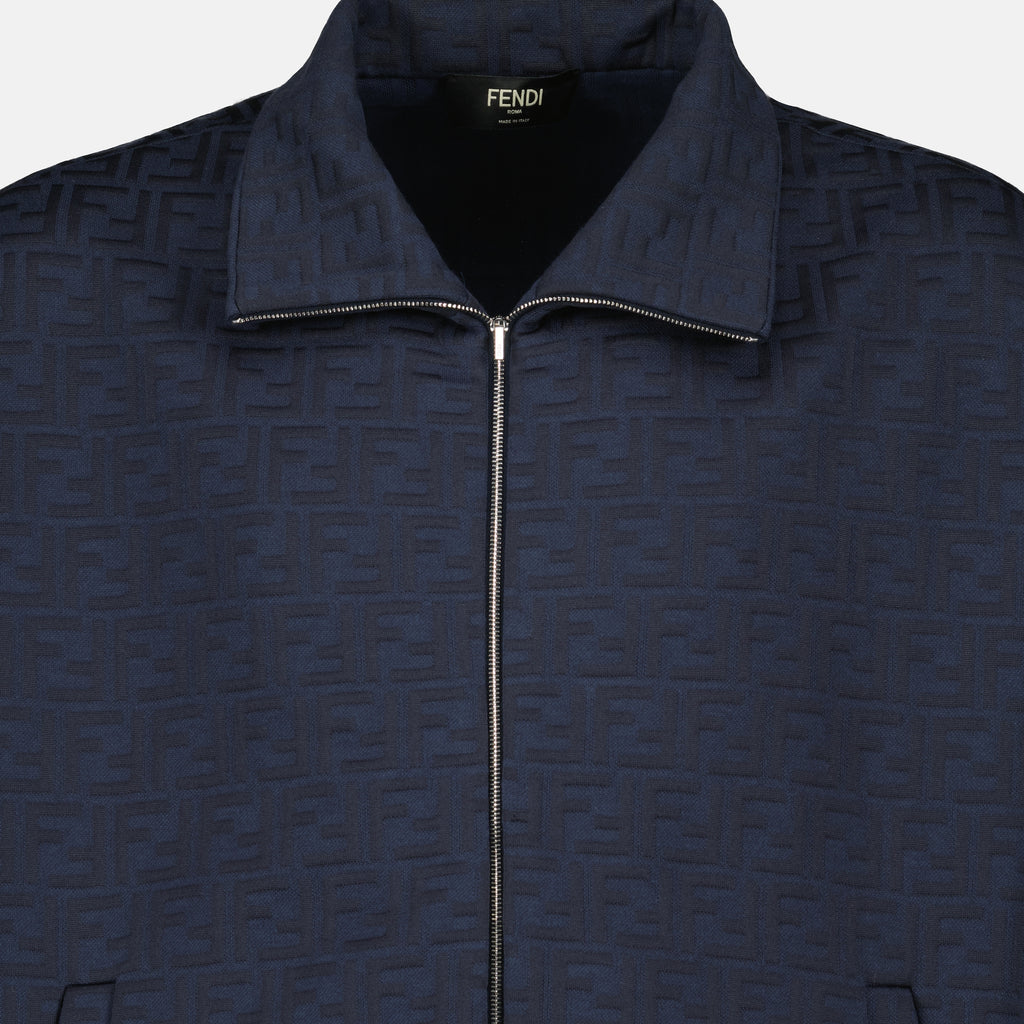ジャケット FFモノグラムジャケット Fendi ダークブルー Homme