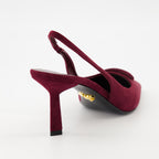 Bild der Prada Damen Pumps aus Kalbsvelours - Herbst-Winter 2025 - Rückansicht