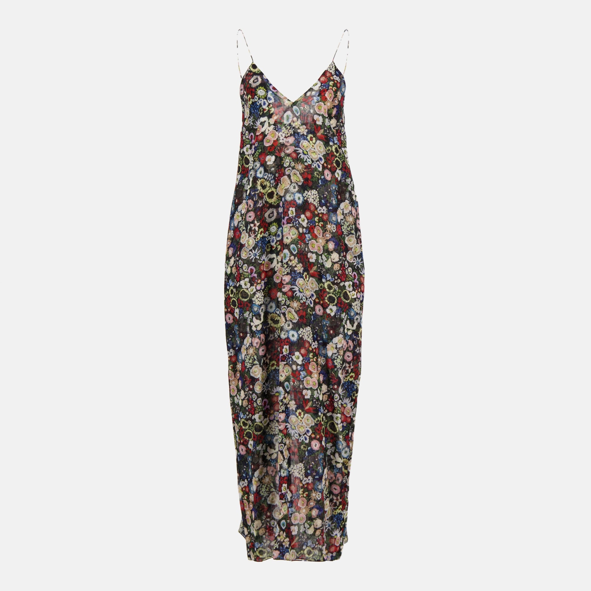 Immagine del vestito lungo Taja a stampa del marchio Khaite per Donna - Stagione Primavera-Estate 2026 - Vista Frontale