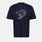 T-shirt T-shirt Slogan Esquisse Drole De Monsieur Blu scuro Homme