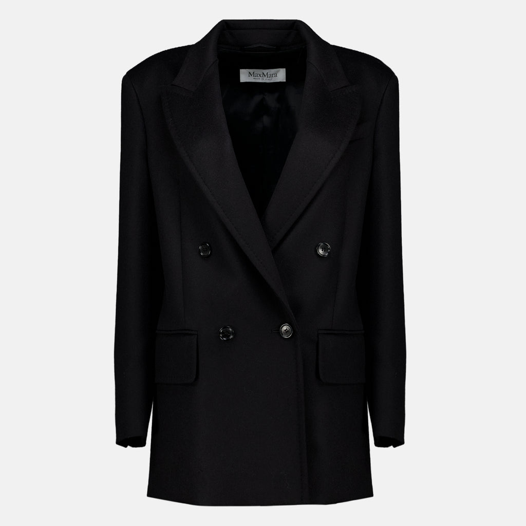 Vestes 올림파 블랙 블레이저 Max Mara Noir Femme