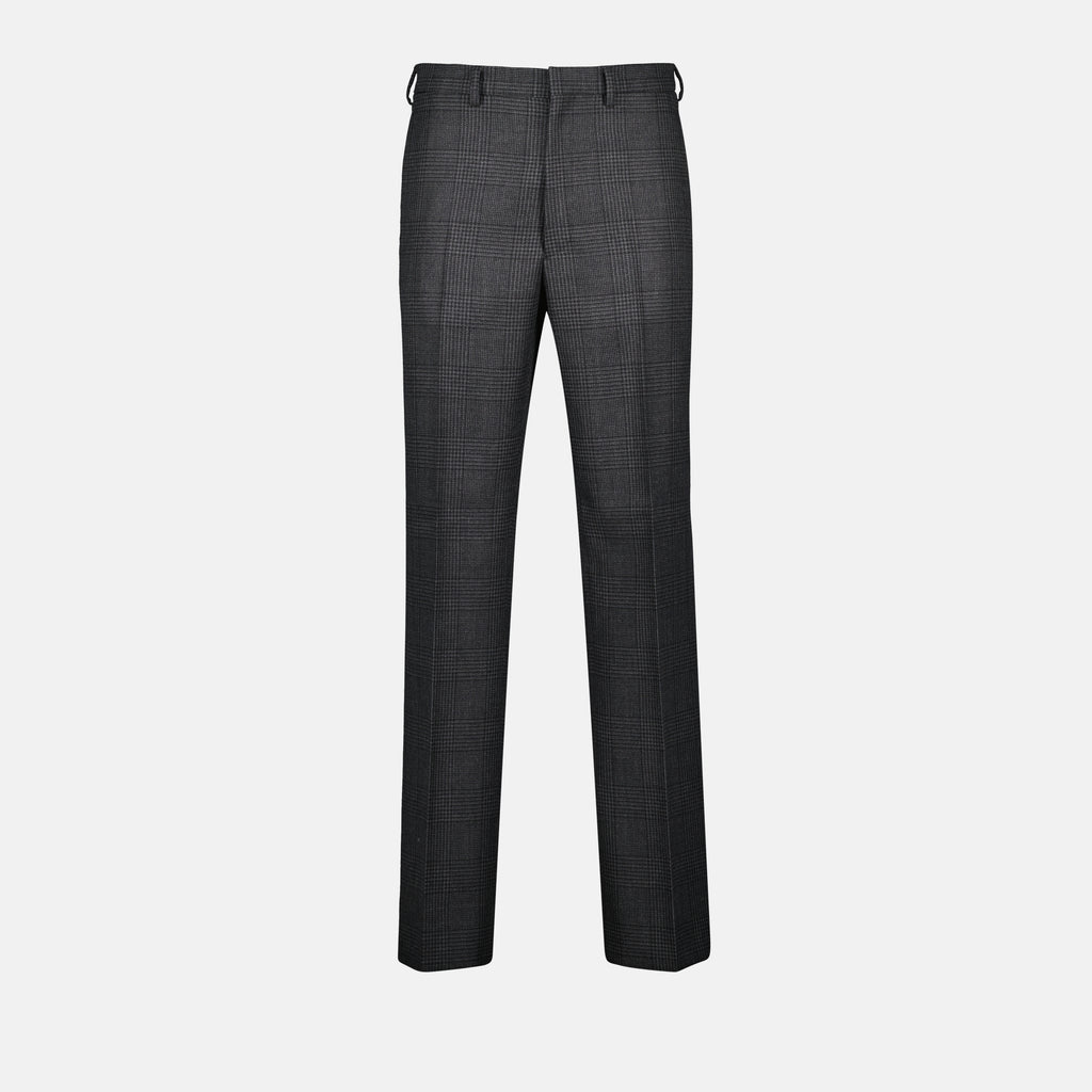 Pantalones Pantalones de Lana Prada Gris Homme