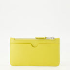Image de l'article Portes-cartes zippé Ami de coeur jaune de la marque Ami PARIS pour Unisex - Saison Printemps-Été 2026 - Vue de Dos