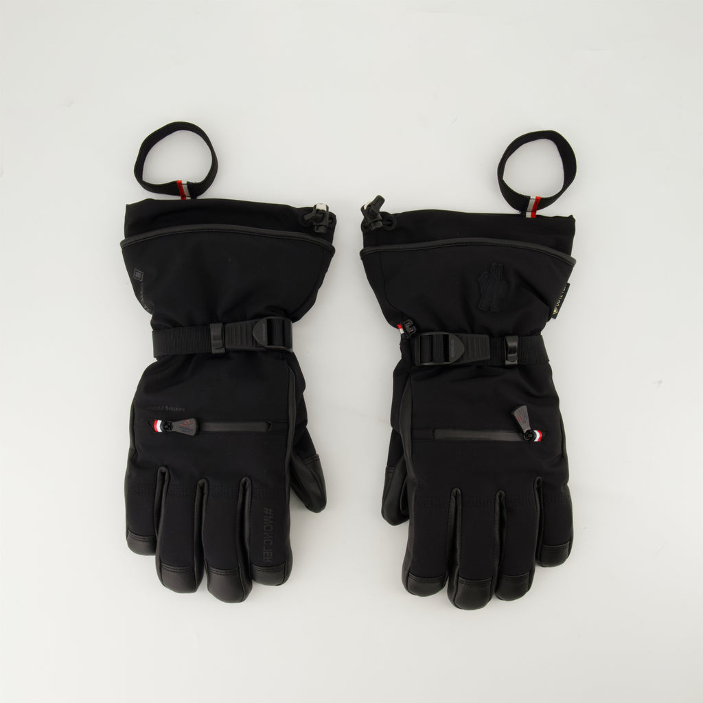 Écharpes, foulards et gants Gants de ski Moncler Grenoble Noir Homme