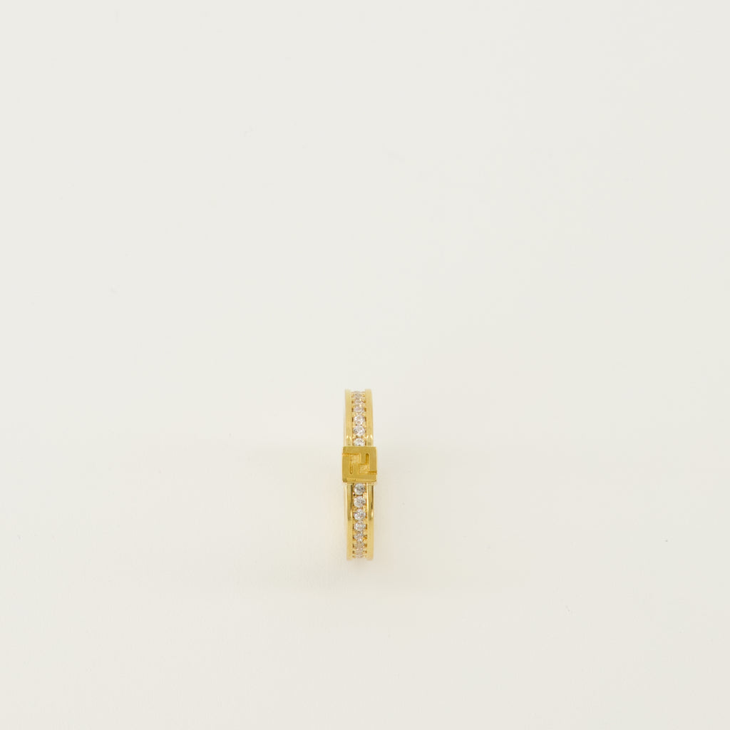 Immagine dell'anello Forever con cristalli del marchio Fendi per Donna - Stagione Primavera-Estate 2026 - Vista Dettagliata 3