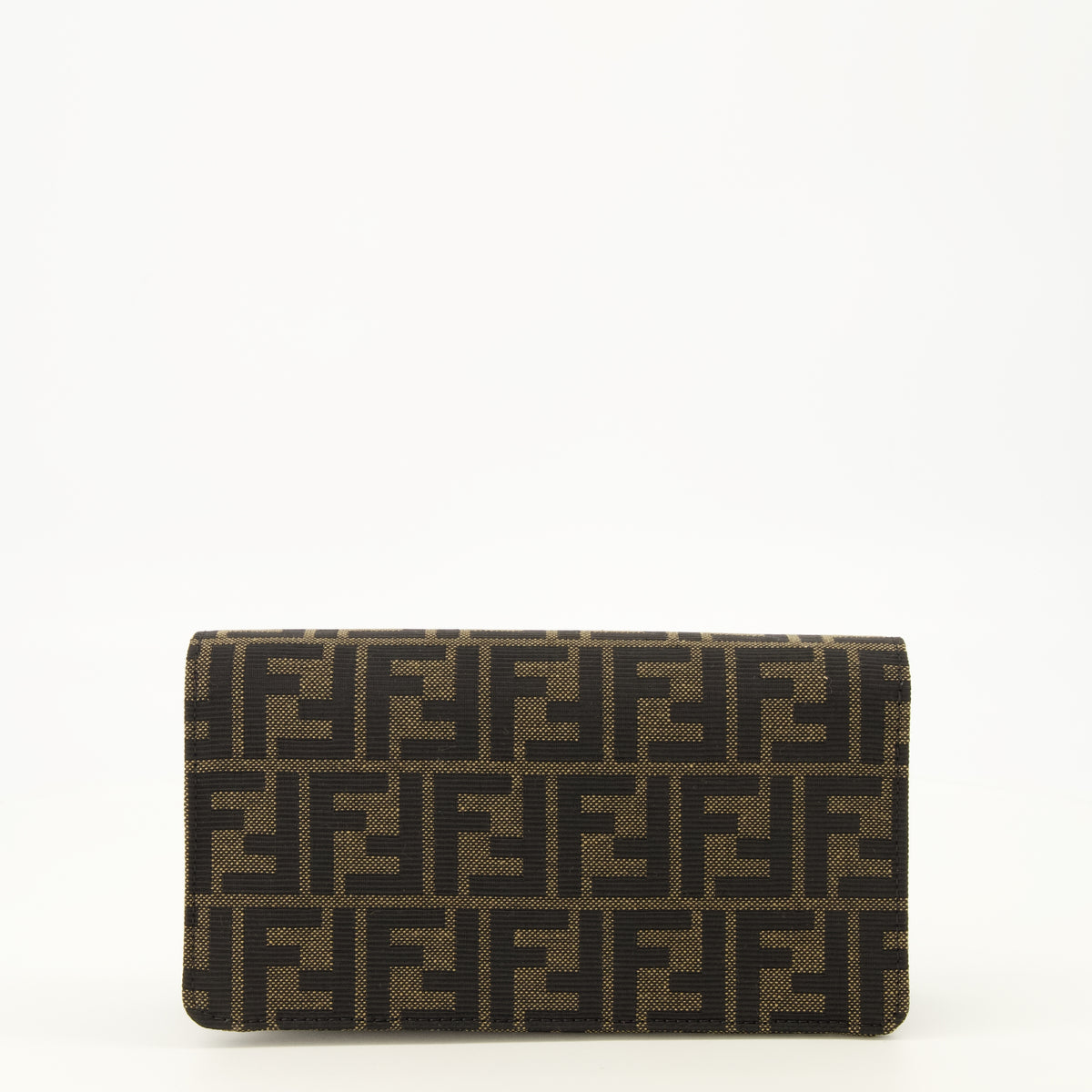 Petite maroquinerie FF Brown Chain Wallet Fendi Marron Femme