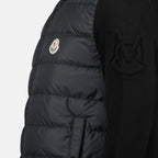 Image de l'article Cardigan zippée en coton noir de la marque Moncler pour Homme - Saison Printemps-Été 2026 - Vue détaillée_1