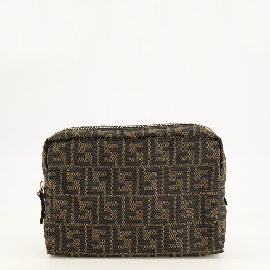 Pochettes Trousse de toilette medium Fendi Marron Unisexe