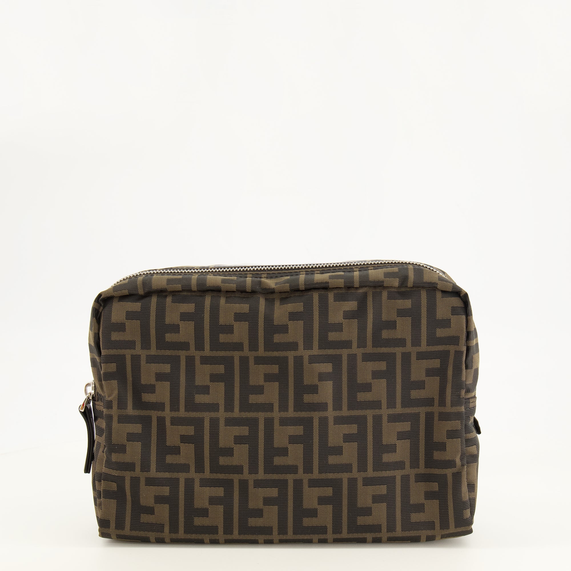 Pochettes Trousse de toilette medium Fendi Marron Unisexe