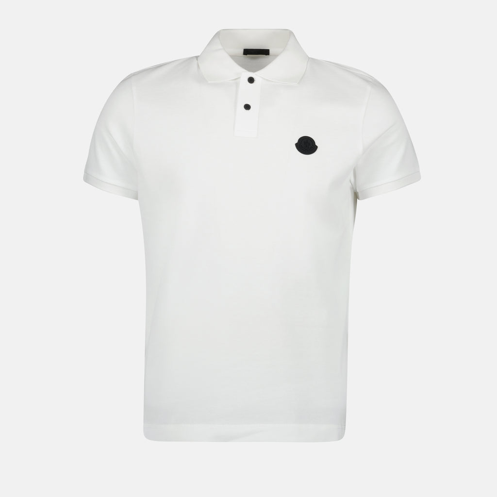 Poloshirts Polo à logo Moncler Weiß Homme
