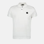 Poloshirts Polo à logo Moncler Weiß Homme