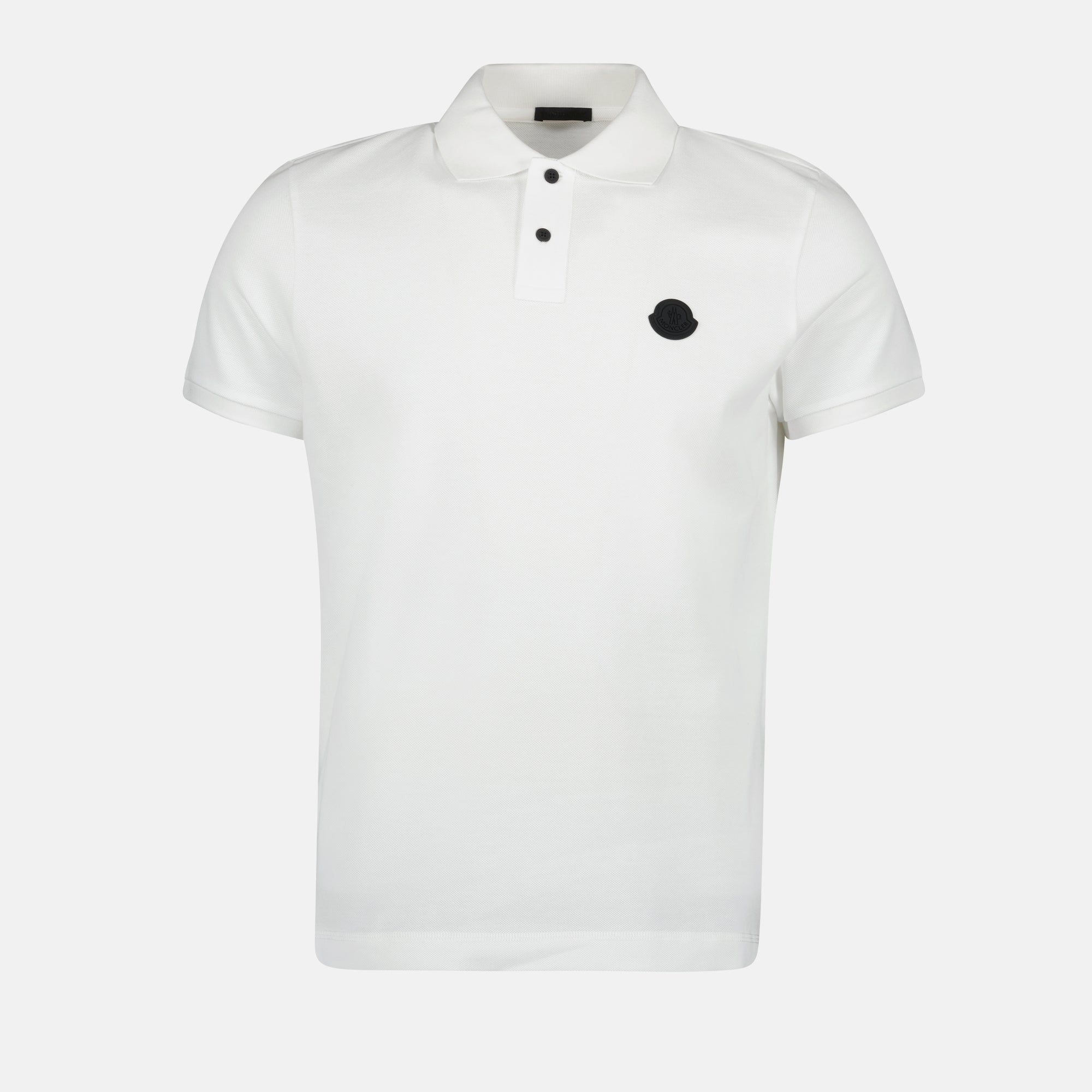 Polos Polo à logo Moncler Blanco Homme