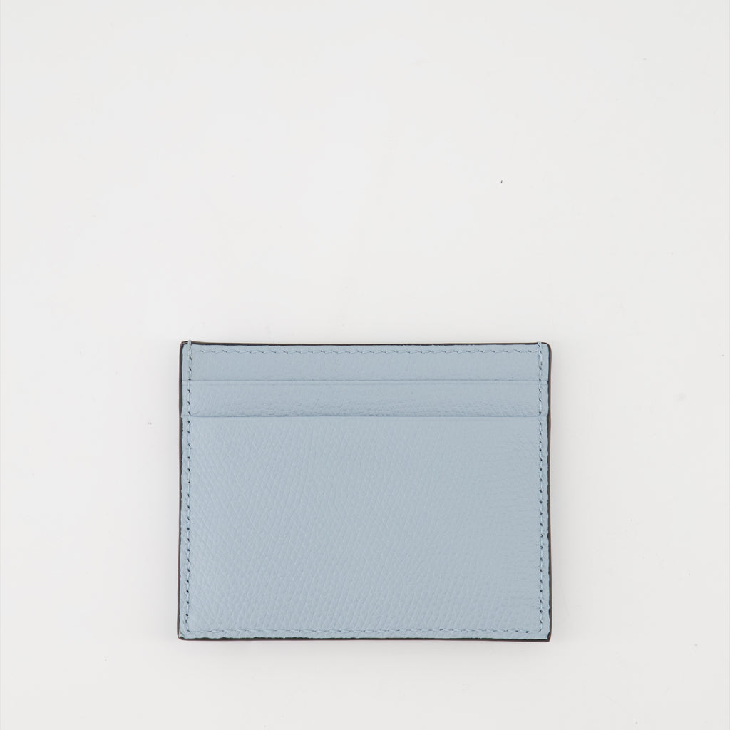 Small leather goods Porte-cartes VLogo Valentino Garavani Blue Femme