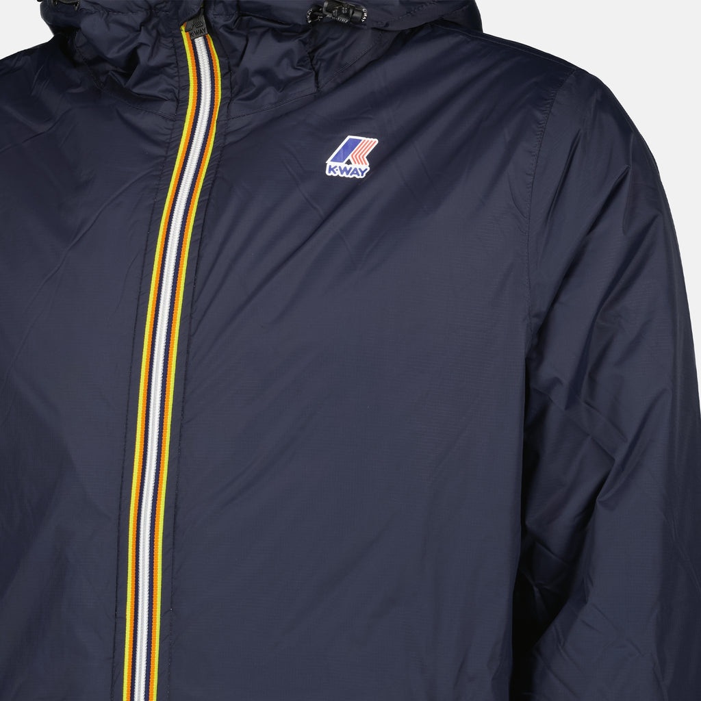 コート パーカ Le vrai 3.0 Eiffel Orsetto K-Way ダークブルー ユニセックス