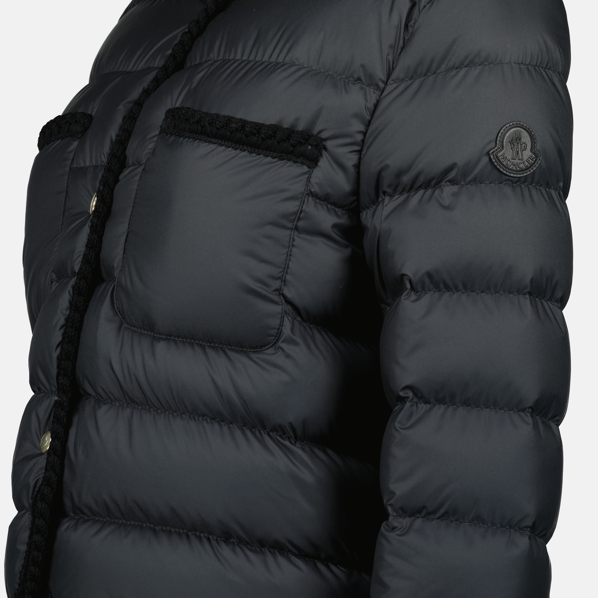 Manteaux Doudoune noire Gencay Moncler Noir Femme