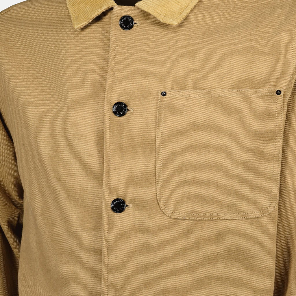 Image de l'article Veste Kyo beige de la marque Japan Rag pour Homme - Saison Automne-Hiver 2025 - Vue détaillée_1
