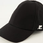 Chapeaux, casquettes et bonnets Cappello Nero AC Courrèges Noir Femme