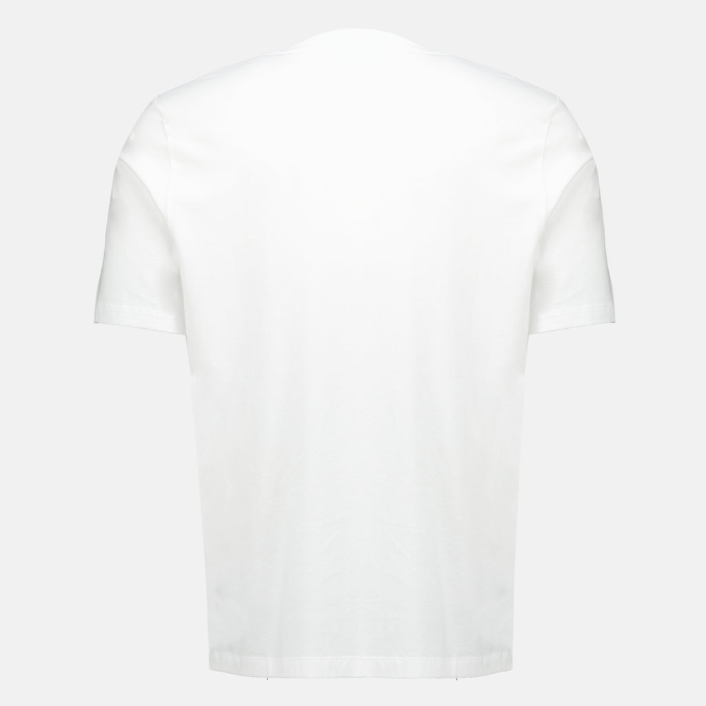 T-shirts Camiseta White Fox Maison Kitsune Blanc Homme