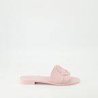 Zapatos abiertos Sandalias de Goma Basile Moncler Rosa Femme