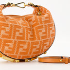 Handtaschen und schultertaschen Fendigraphy Mini Bag Fendi Orange Femme