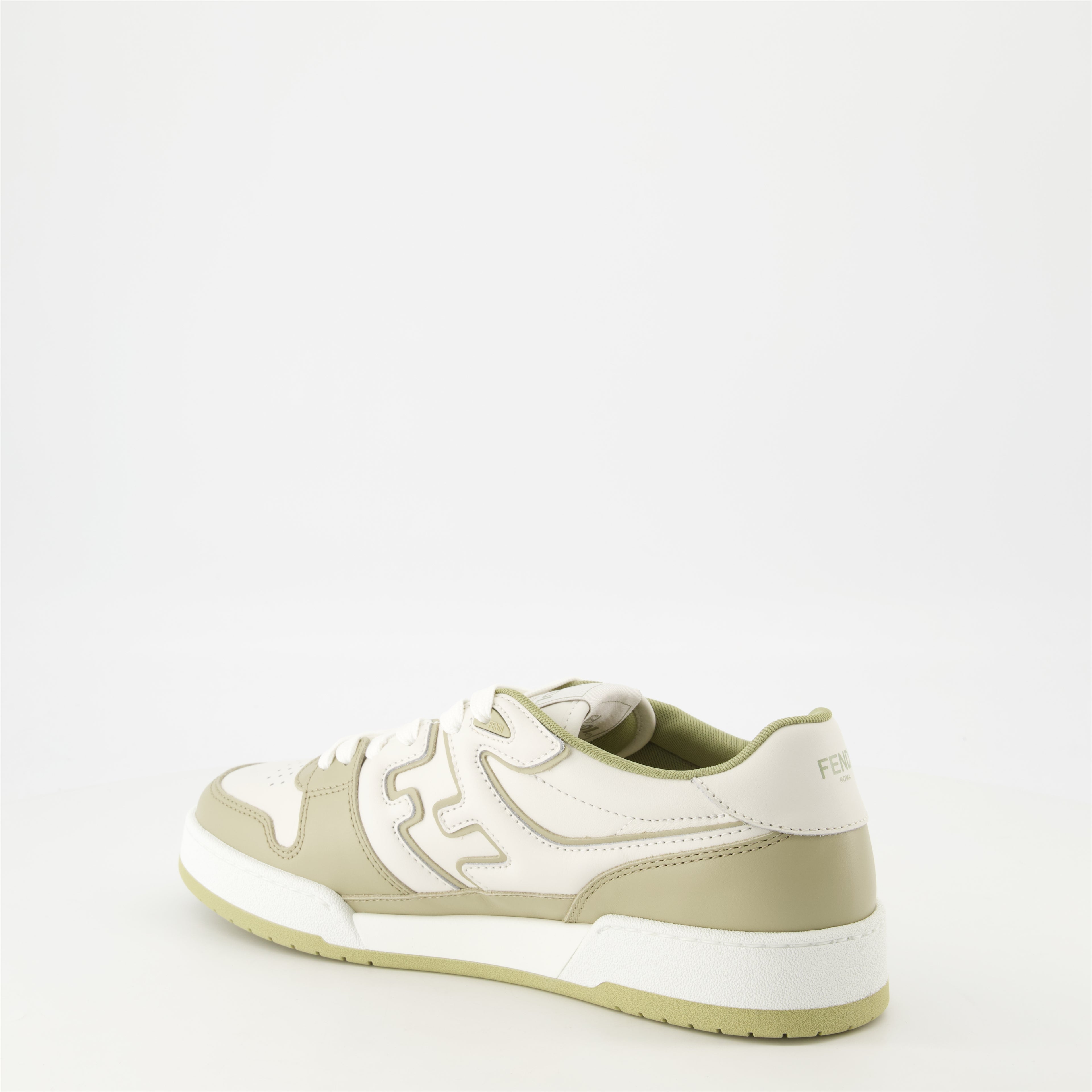 Baskets Baskets Fendi Match Fendi Kaki Homme
