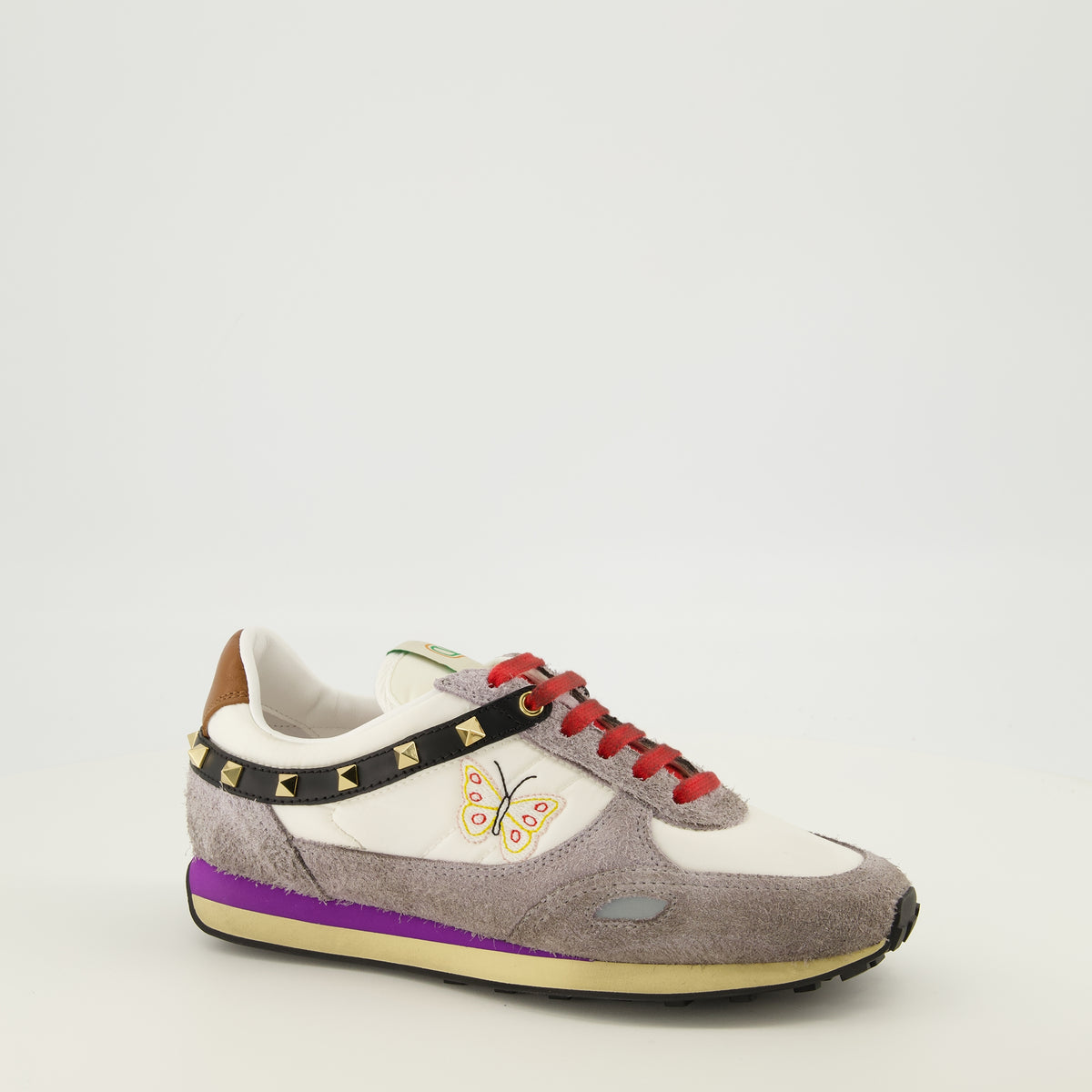 Baskets Baskets Stud up Butterfly grise Valentino Garavani Gris Femme