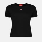 T-Shirts T-shirt T-Uncuntie-long Diesel Schwarz Femme