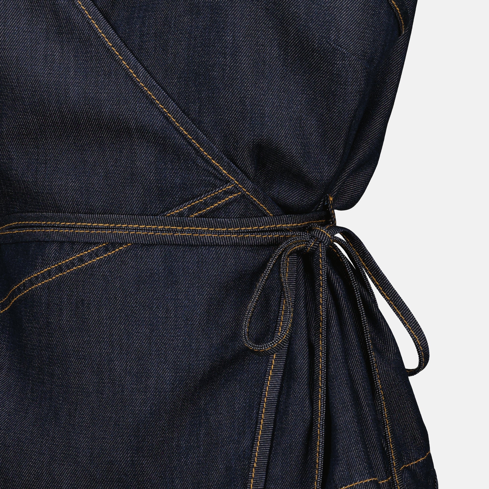 Tops Top portefeuille en denim Iro Bleu foncé Femme