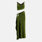 Image de l'article Top Verner vert de la marque Christopher Esber pour Femme - Saison Printemps-Été 2026 - Vue détaillée_3